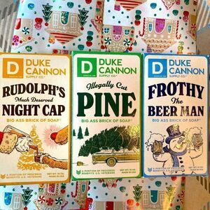 3 for $20 Duke Cannon Big Bars of Men’s Soap Beer, Pine or Rudolph Spice